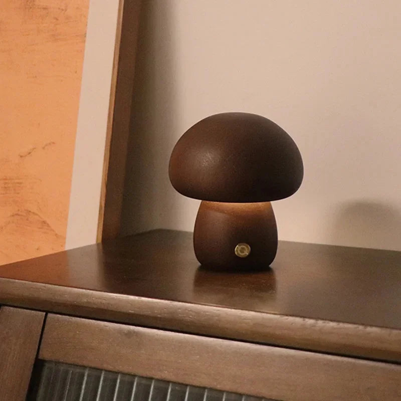 WoodsyGlow Mushroom Night Lamp