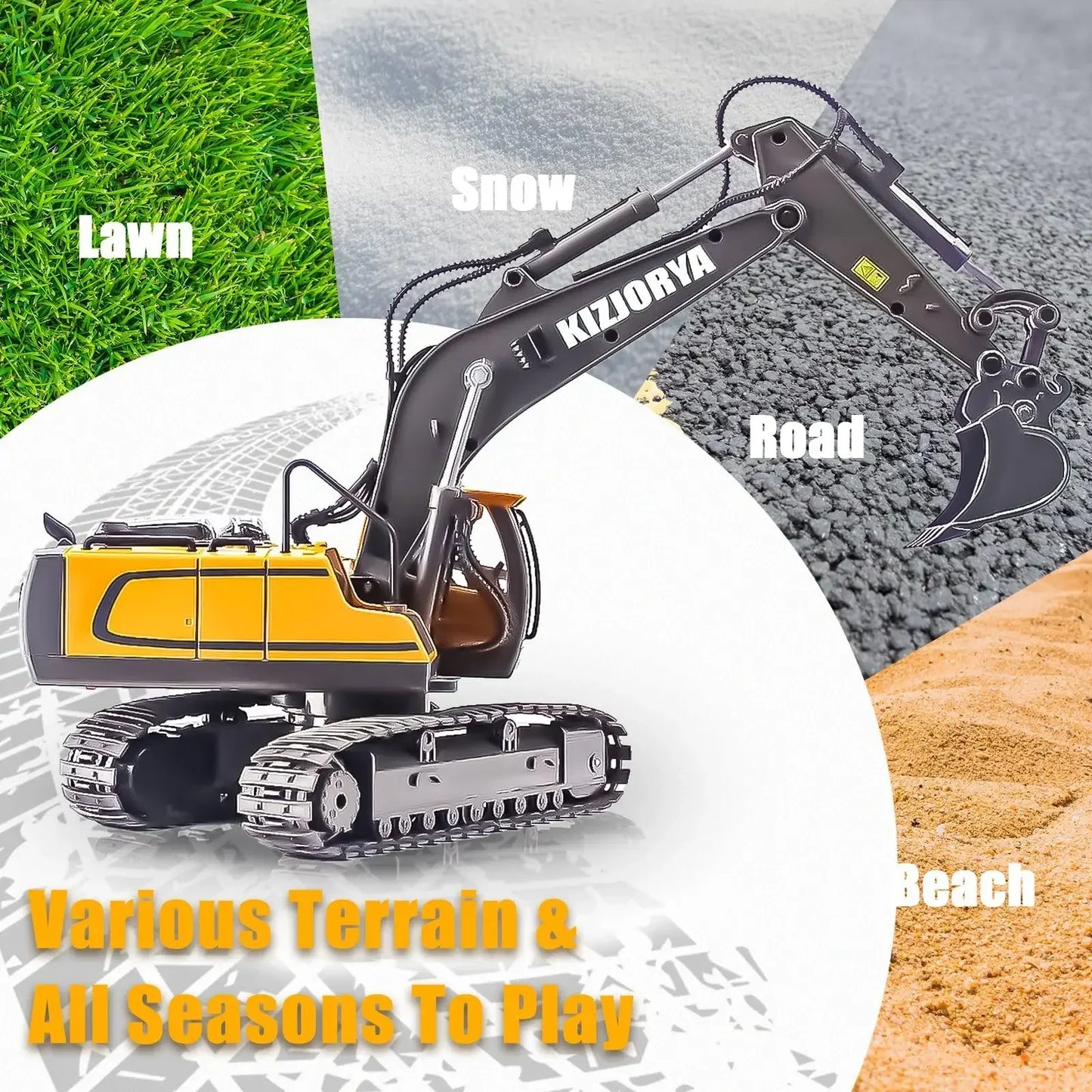 PowerBuild™ Remote Control Excavator Toy