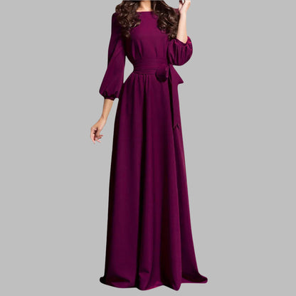 Amara Casual Belted Maxi Dress for Women
