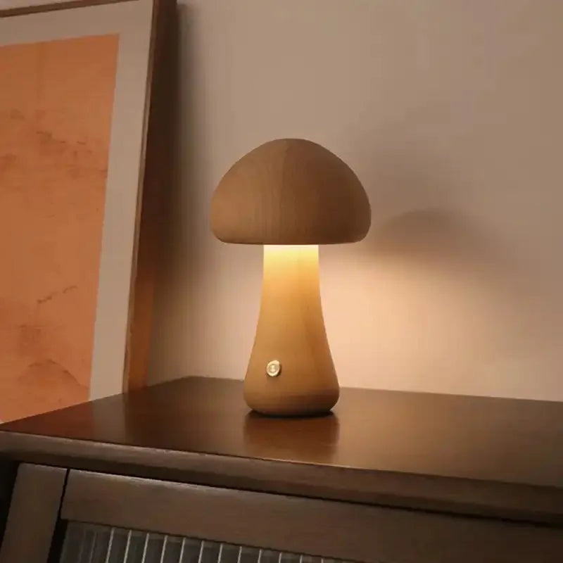 WoodsyGlow Mushroom Night Lamp