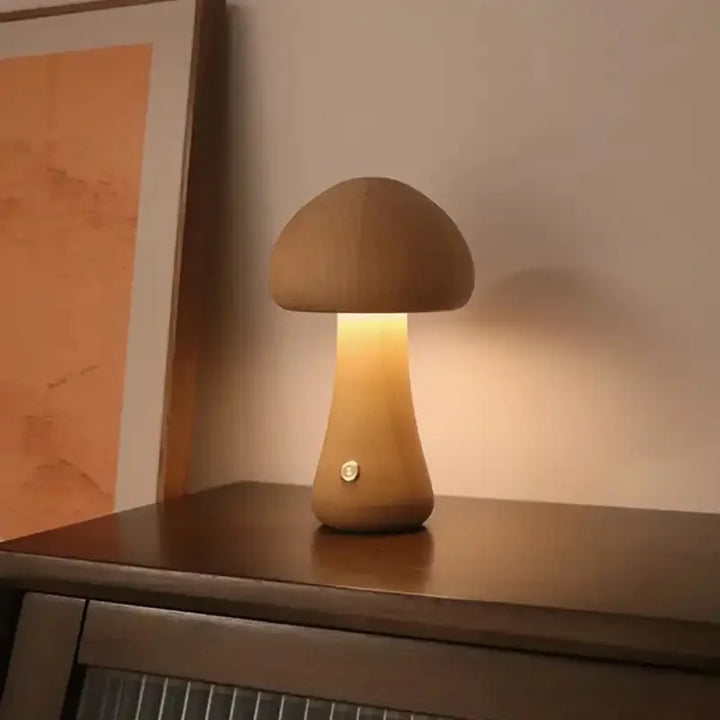 WoodsyGlow Mushroom Night Lamp