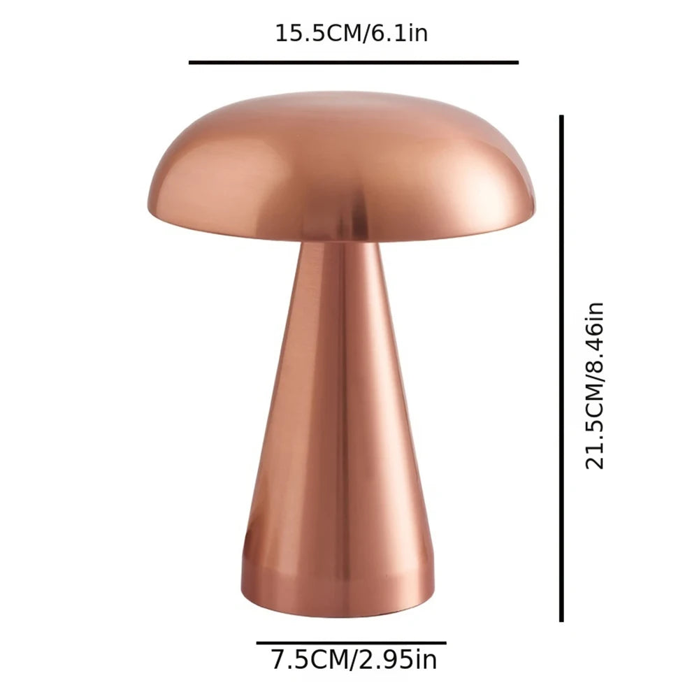 CozyGlow Rechargeable Mushroom Lamp