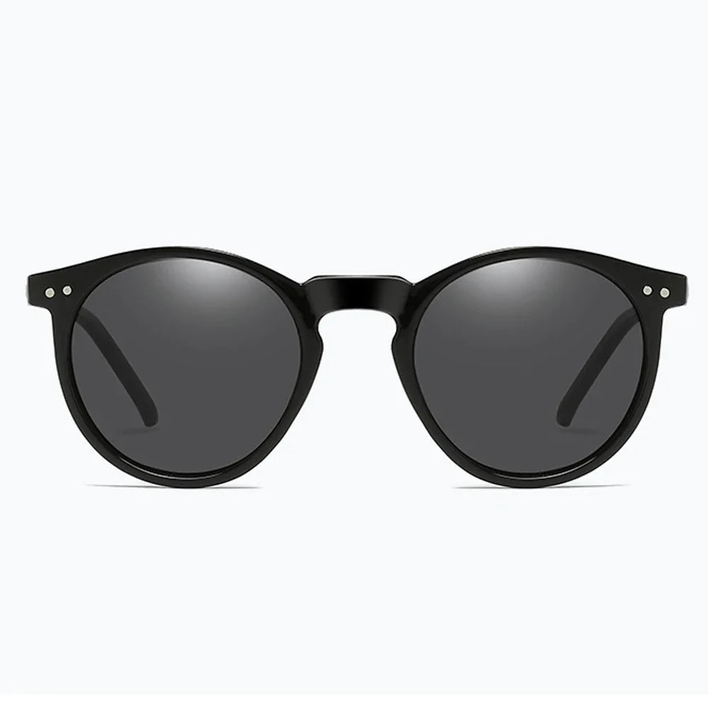 FloraLens Vintage Round Polarized Sunglasses