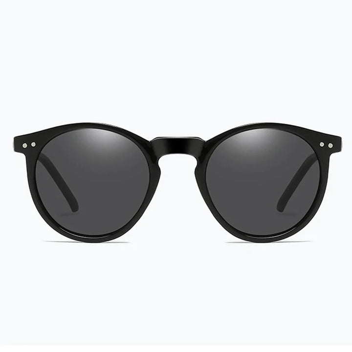 FloraLens Vintage Round Polarized Sunglasses