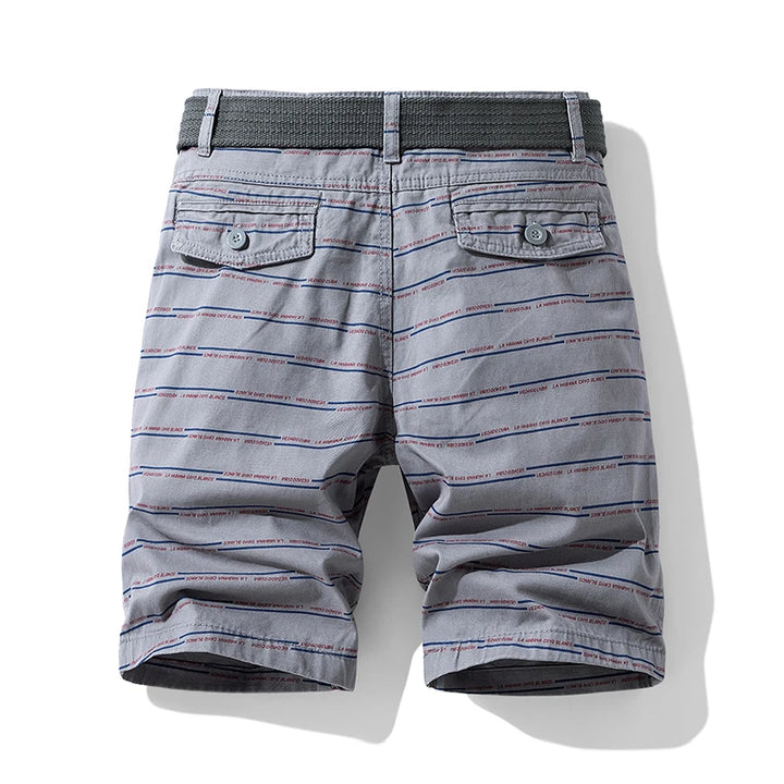 BreezePocket™ Striped Summer Shorts