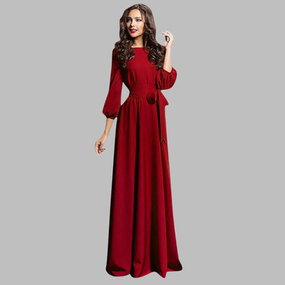 Amara Casual Belted Maxi Dress for Women
