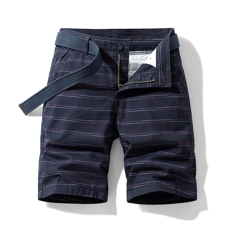 BreezePocket™ Striped Summer Shorts