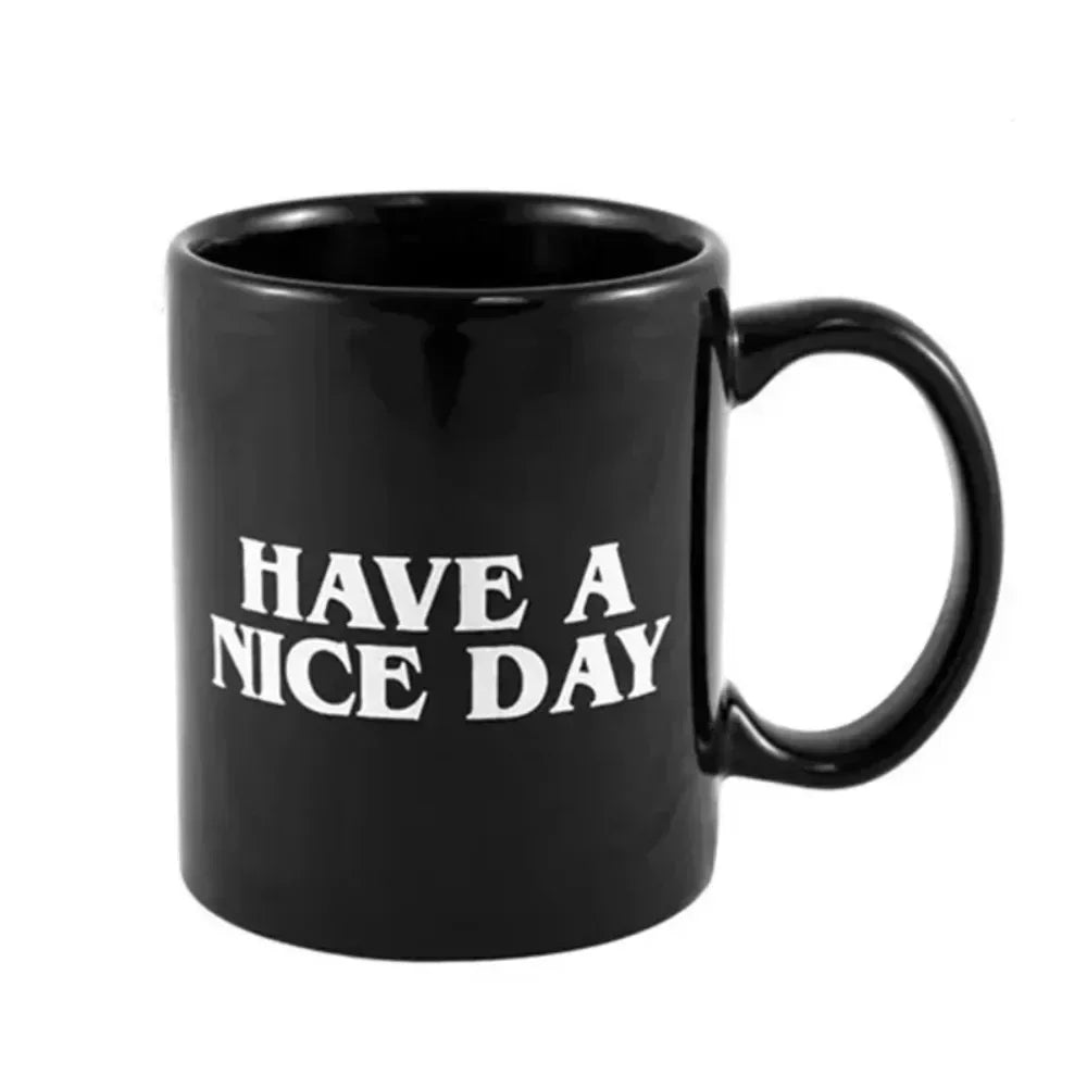 "Have a Nice Day" Middle Finger Cup Creative Coffee Mug