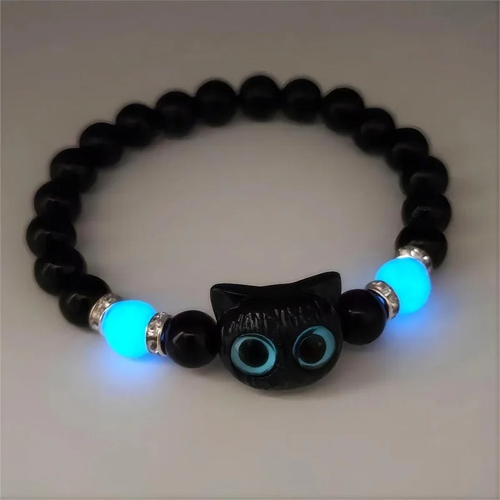 MeowGlow™ Big Eyed Kitty Luminous Bracelet