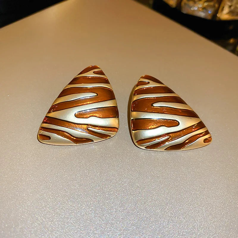 TriLuxe™ Retro Triangle Earrings