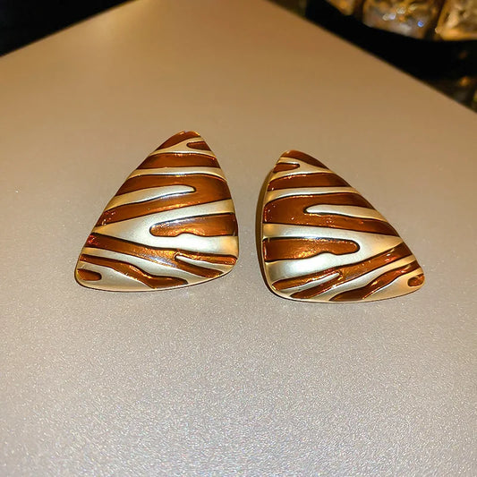 TriLuxe™ Retro Triangle Earrings