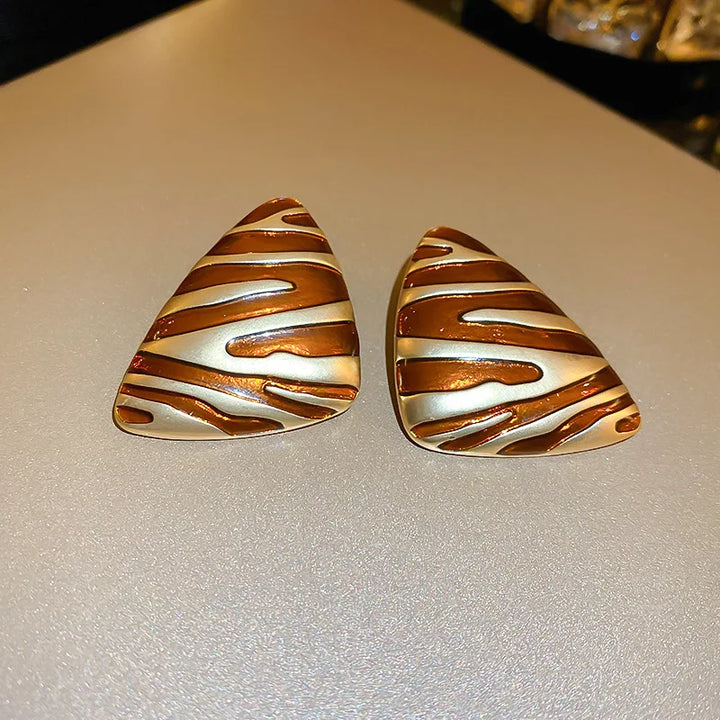 TriLuxe™ Retro Triangle Earrings