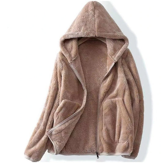 "Safe & Warm" Hooded Fleece Sweatshirt for Women