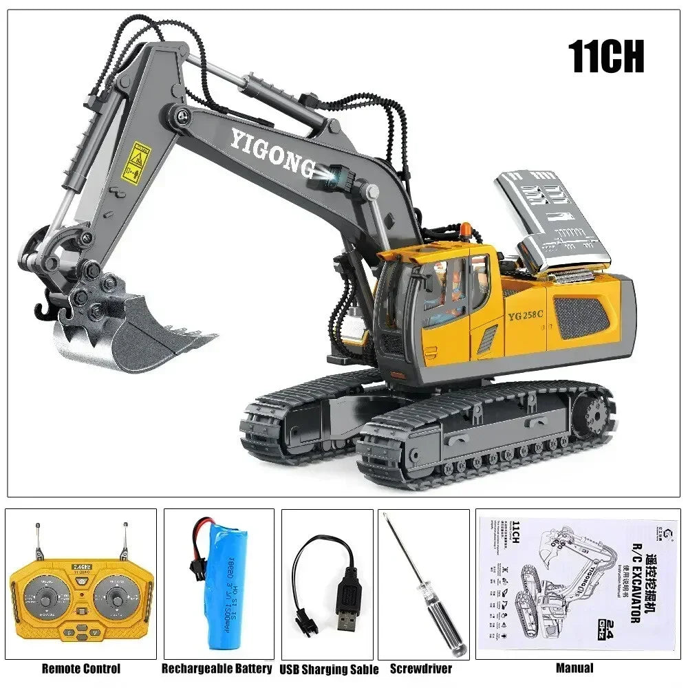 PowerBuild™ Remote Control Excavator Toy