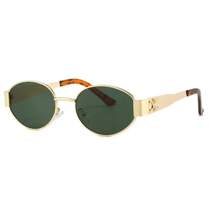 SunFlair™ Luxury Retro Oval Sunglasses