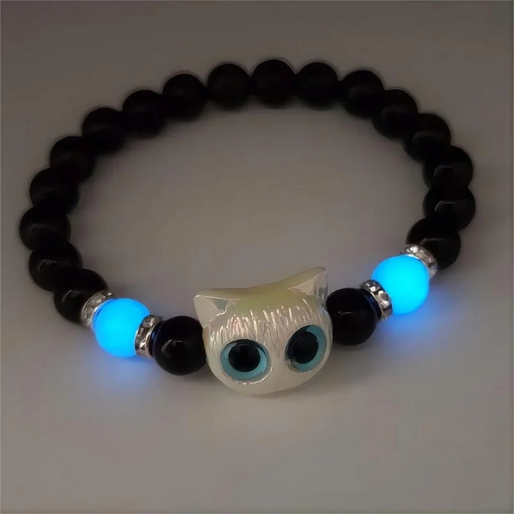 MeowGlow™ Big Eyed Kitty Luminous Bracelet