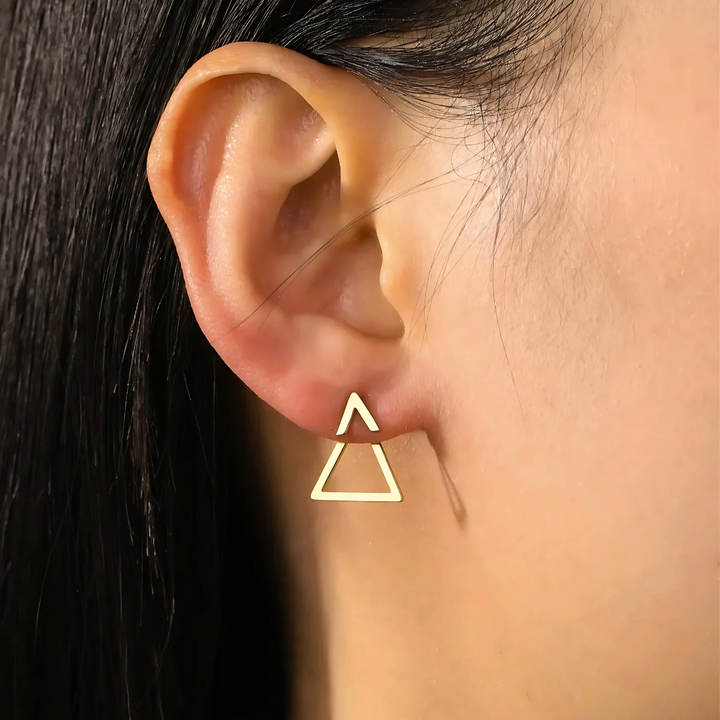 TriLume™ Minimalist Triangle Earrings