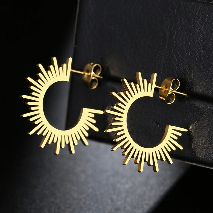 Spikora™ Circle Charm Earrings