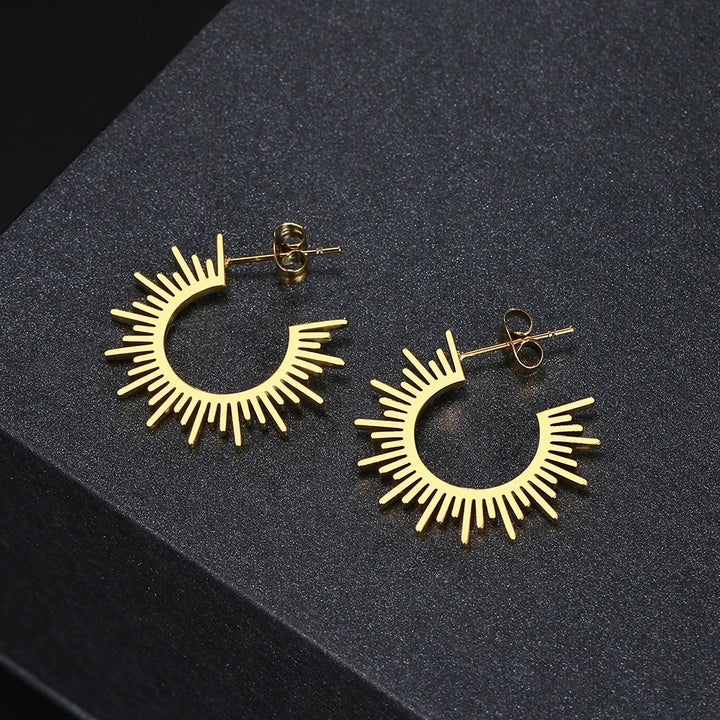 Spikora™ Circle Charm Earrings